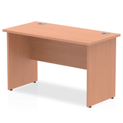 Impulse 1200 x 600mm Straight Desk Beech Top Panel End Leg MI001729 DD