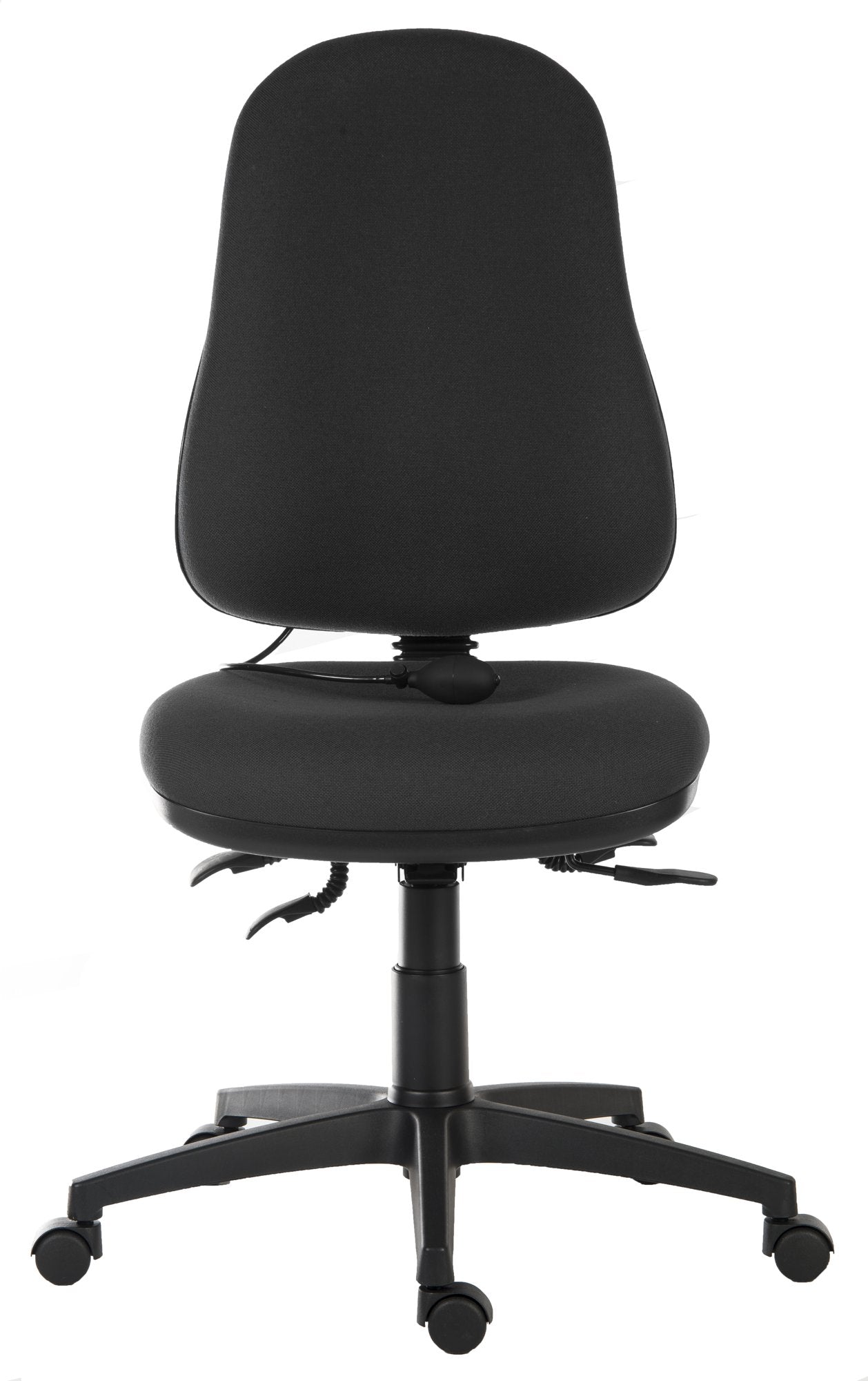 Ergo Comfort Air High Back Fabric Ergonomic Operator Office Chair without Arms Black - 9500AIRBLACK DD