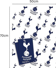 Tottenham Spurs Wrapping Paper 2 Sheets & 2 Tags