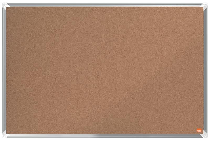 Nobo Premium Plus Cork Noticeboard Aluminium Frame 900x600mm 1915180