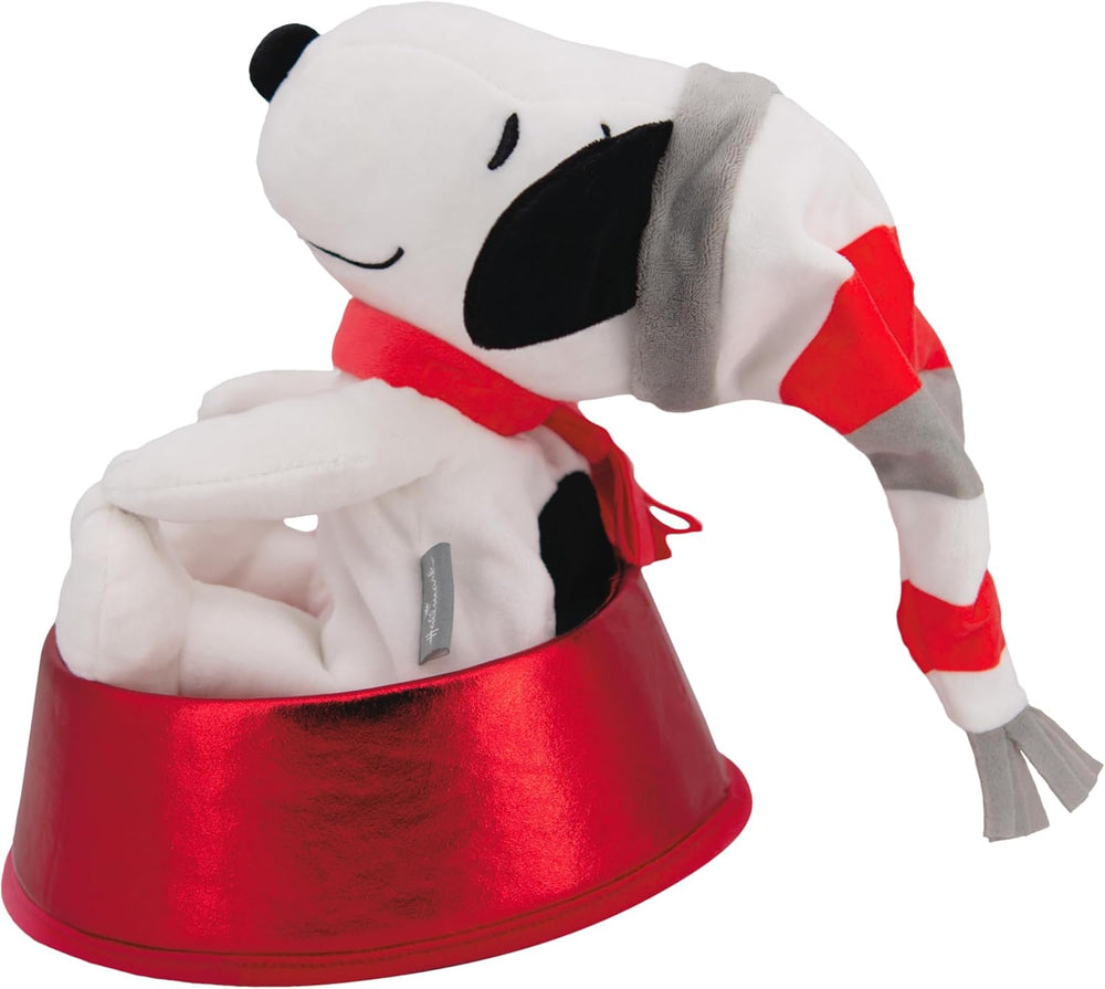 Snoopy Christmas Tree Topper – Festive Red & White Peanuts Design