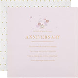 Anniversary Card to Both Elegant Text Led Design