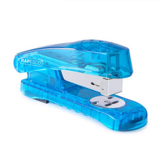 Rapesco Snapper Half Strip Stapler Plastic 20 Sheet Transparent Blue - 1393