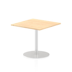 Dynamic Italia 800mm Poseur Square Table Maple Top 725mm High Leg ITL0337 DD