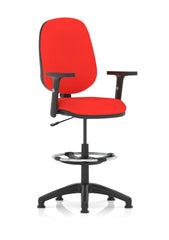 Eclipse Plus I Chair with Adjustable Arms Hi Rise Bergamot Cherry KCUP1130 DD