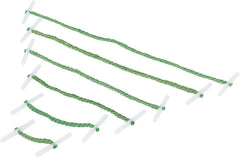 Q-Connect 25mm Green Plastic Ended 100 Treasury Tags