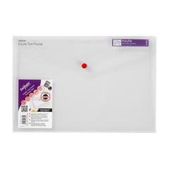 Snopake Polyfile Twin Pocket Polypropylene Foolscap Clear (Pack 5) - 15690