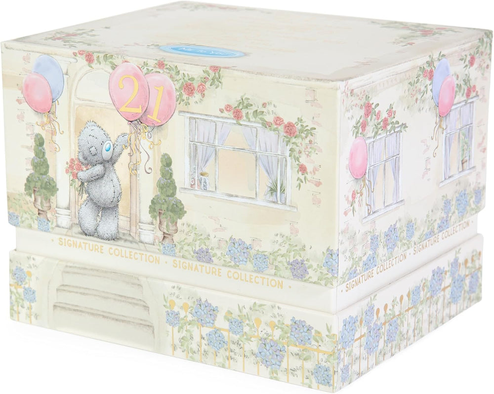 Tatty Teddy Luxury Bone China Mug in Satin-Lined Box 21st Birthday Gift Signature Collection