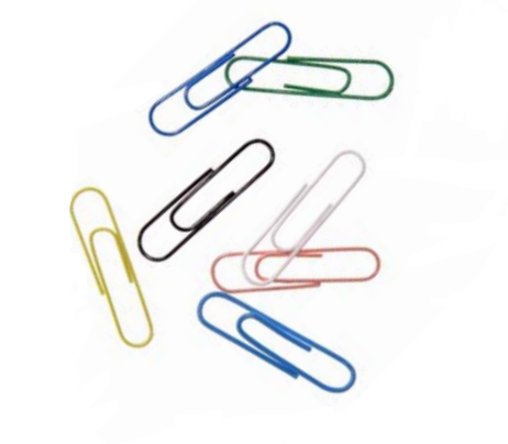 ValueX Paperclip Large Plain 32mm Assorted Colours (Pack 100) - 30601