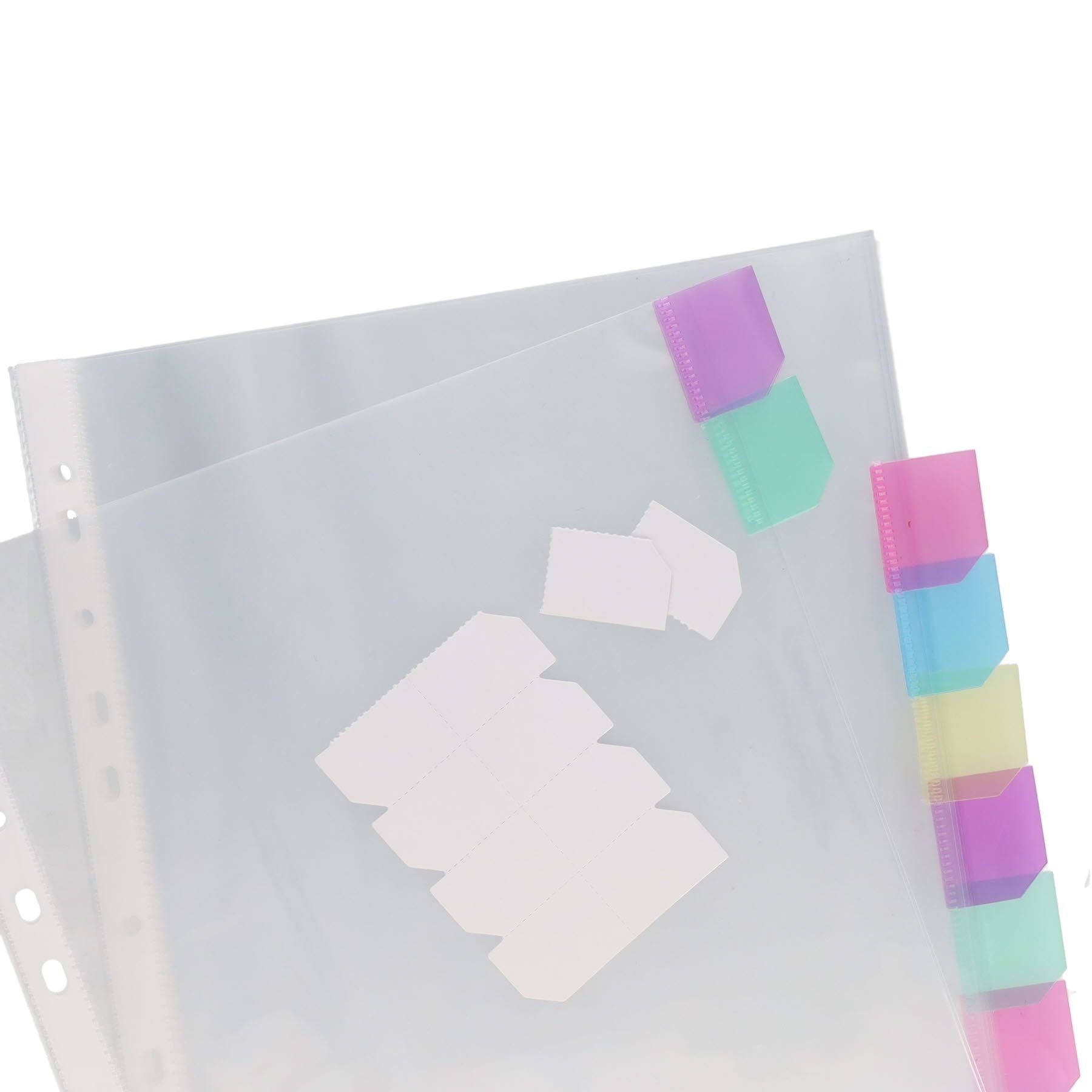 A4 Subject Divider Punched Pockets - 10 Part