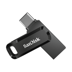 SanDisk Ultra Dual Drive Go 64GB USB-C USB-A Black Flash Drive