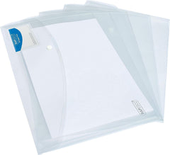 Rapesco ID Popper Wallet A4+ Clear - PK5 - 1629