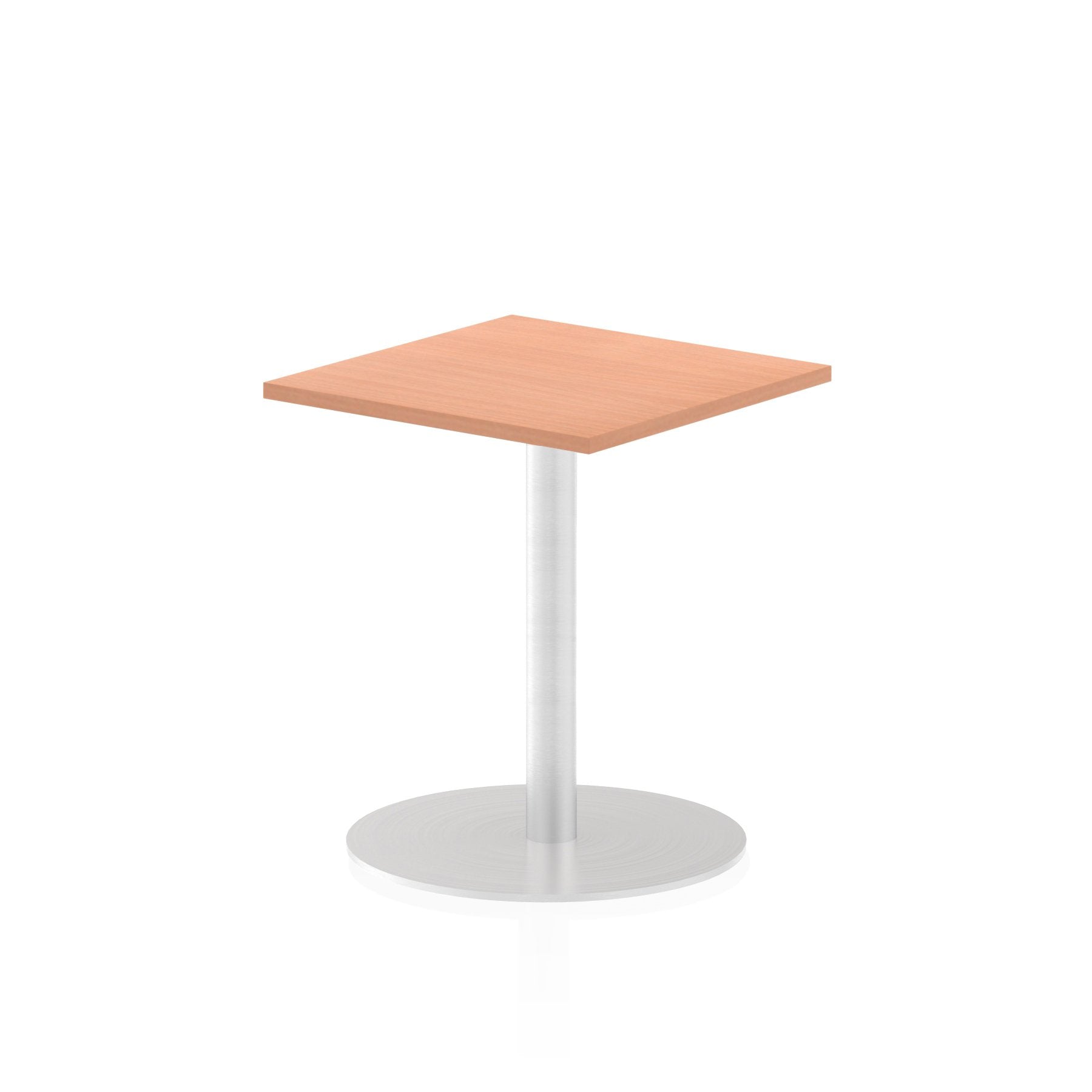 Dynamic Italia 600mm Poseur Square Table Beech Top 725mm High Leg ITL0214 DD