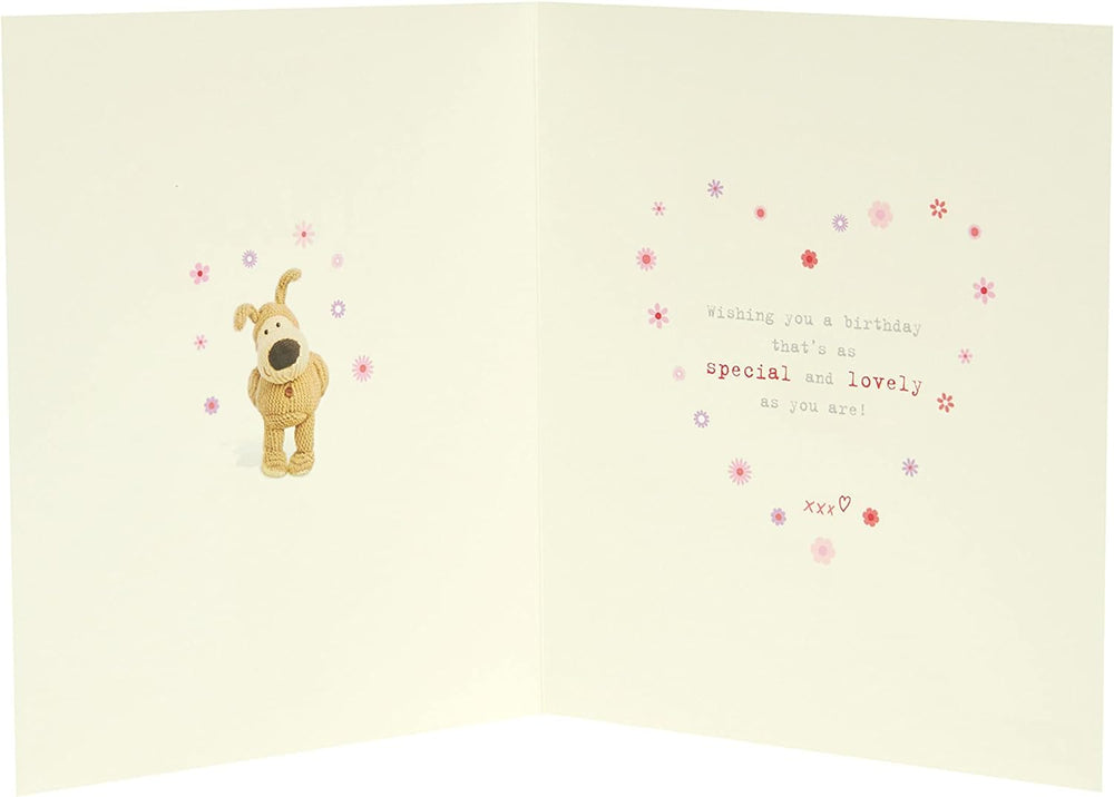 Boofle A Big Flower Balloon Design Niece Birthday Card