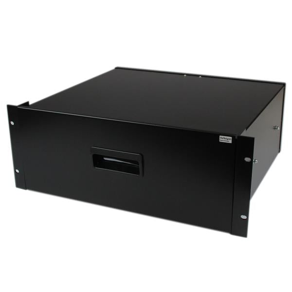 StarTech.com 4U 19in Rack Black Steel Storage Drawer