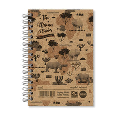 Rhino A6 Recycled Twinwire Notebook 200 page Feint Ruled 7mm (Pack 6) - SRSE3-6 DD