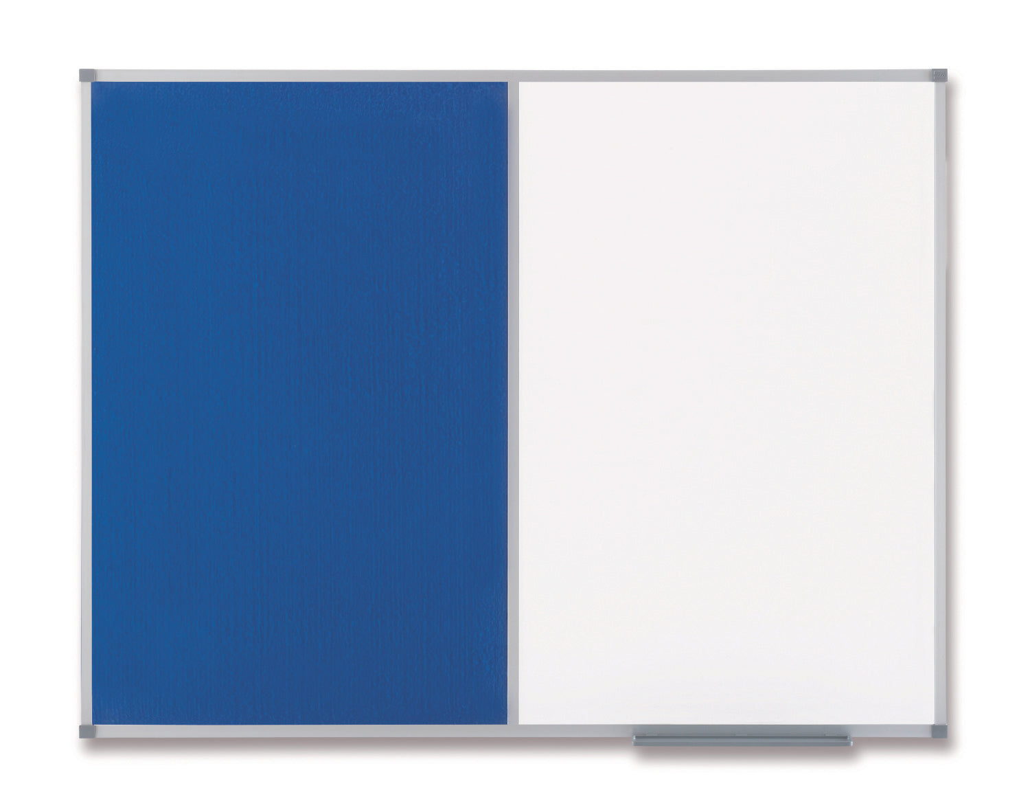 Nobo Classic Combination Board Felt/Magnetic Whiteboard Aluminium Frame Blue 900x1200mm 1902258 DD