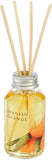 Wax Lyrical Reed Diffuser Mediterranean Orange 40ml with glass bottle and reed sticks, showcasing vibrant orange scent elements