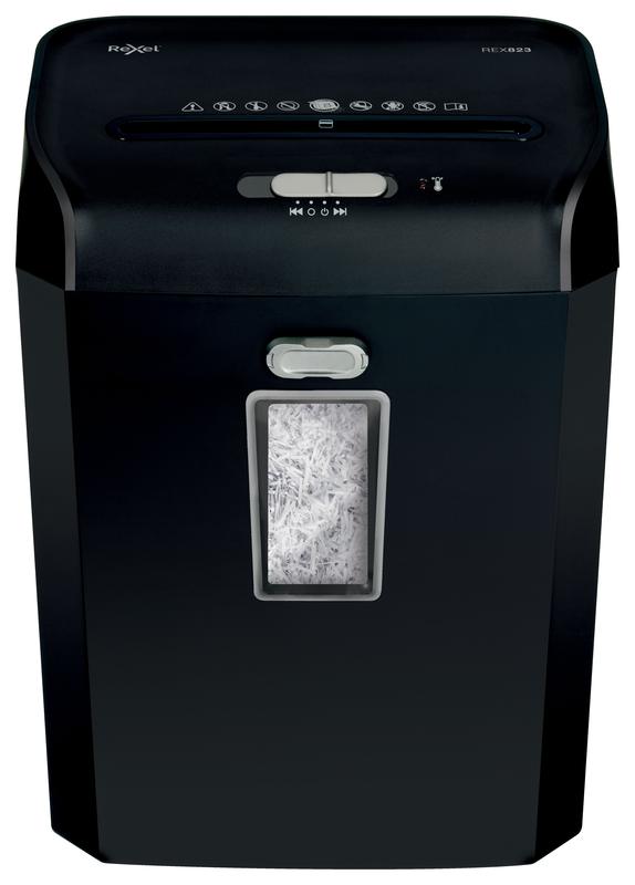 Rexel Promax QS REX823 Cross Cut Shredder 23 Litre 8 Sheet Black 2104583