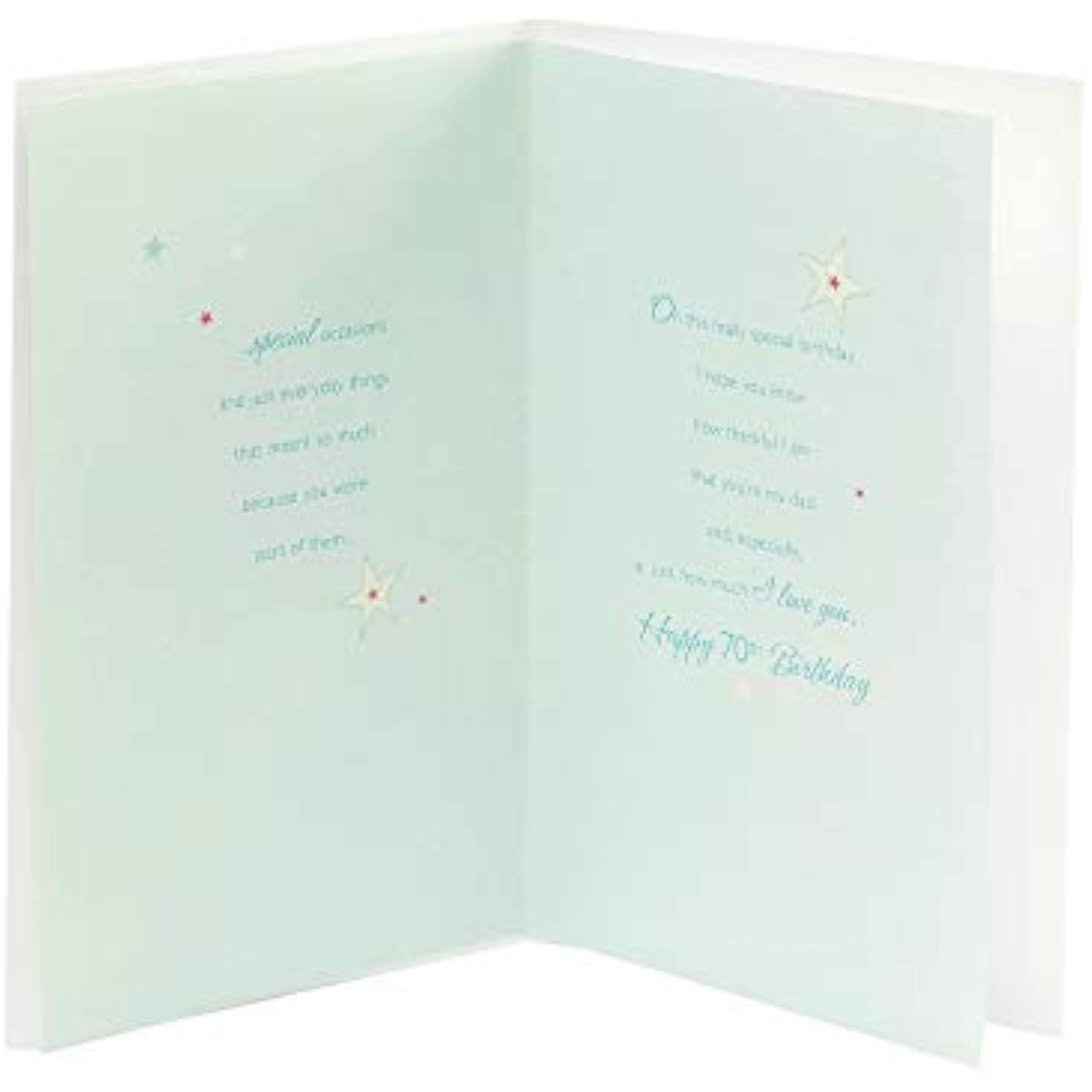 Dad 70th Sentimental Birthday Card