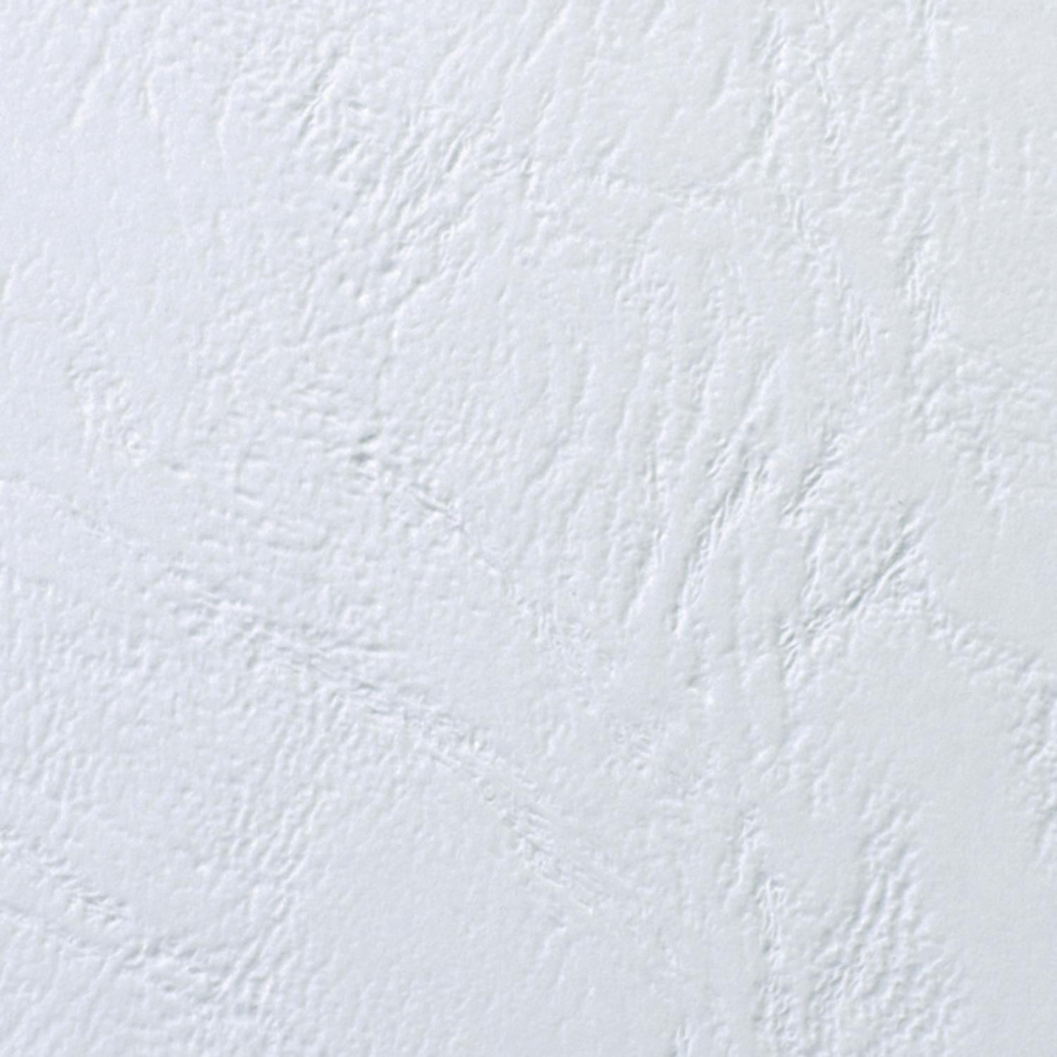 GBC Binding Cover Leathergrain A4 250gsm White (Pack 100) CE040070