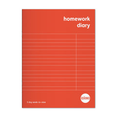Rhino 8 x 6 Inch Homework Diary 84 Page 5-Day Week (Pack 100) - SDWD2-2 DD