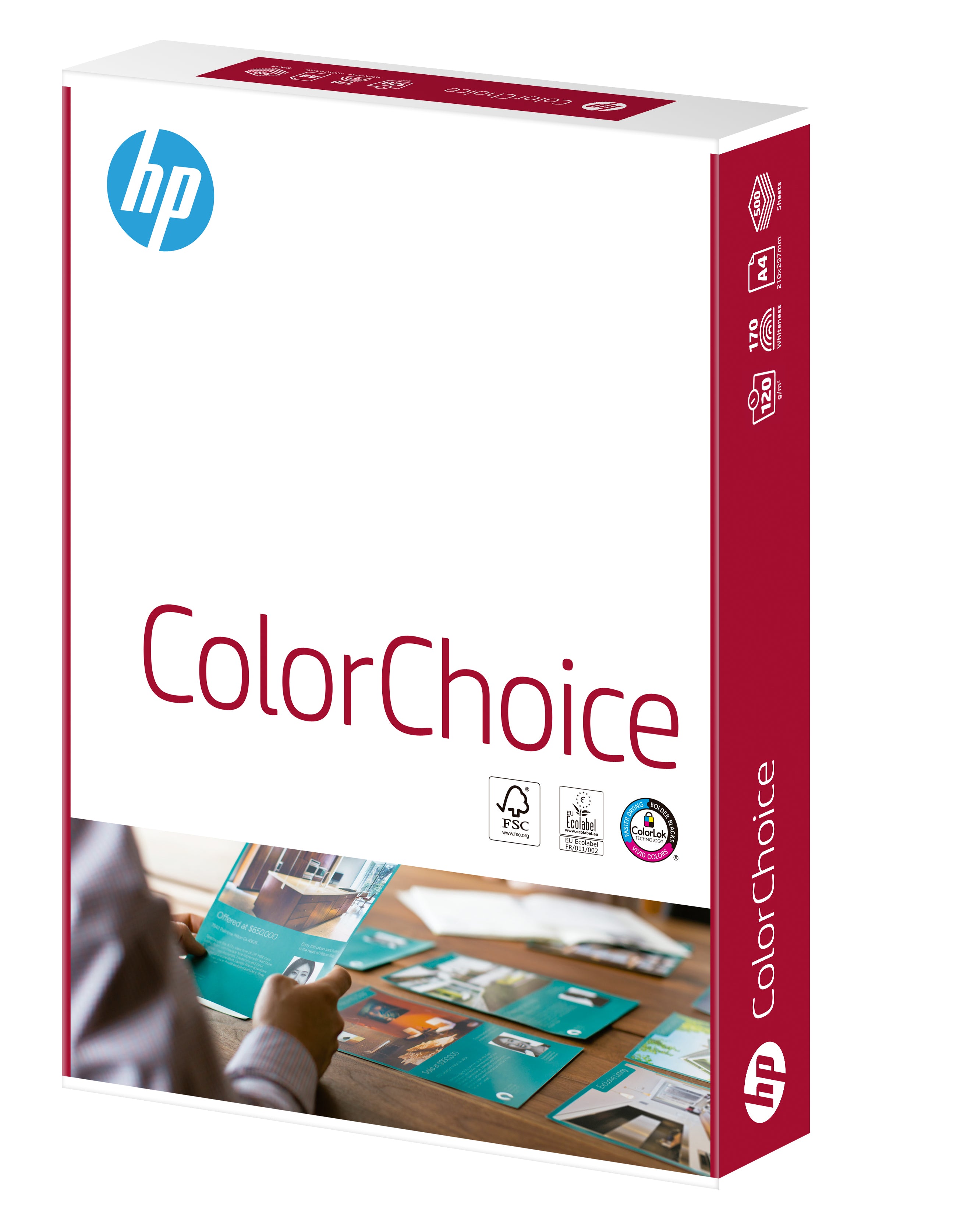 HP Color Choice FSC Paper A4 120gsm White (Ream 500) CHPCC120X419