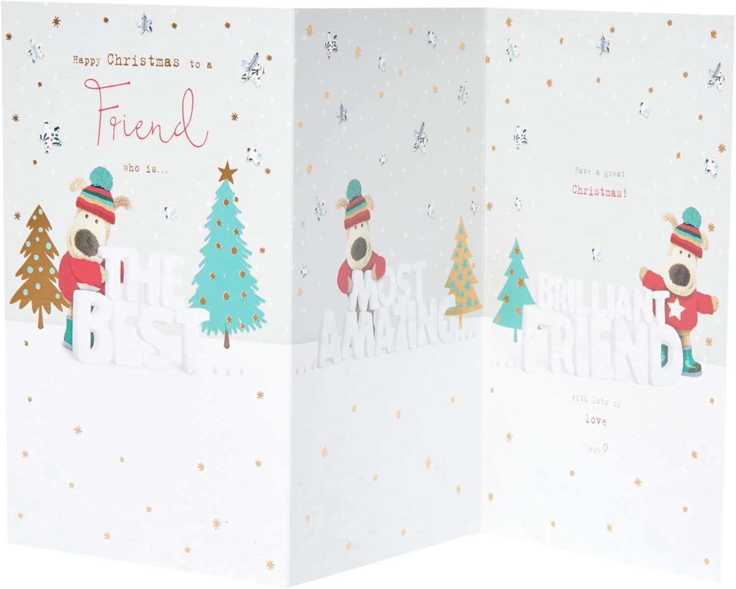 Boofle To A Friend Who Is The Best – Cute Christmas Greeting Card