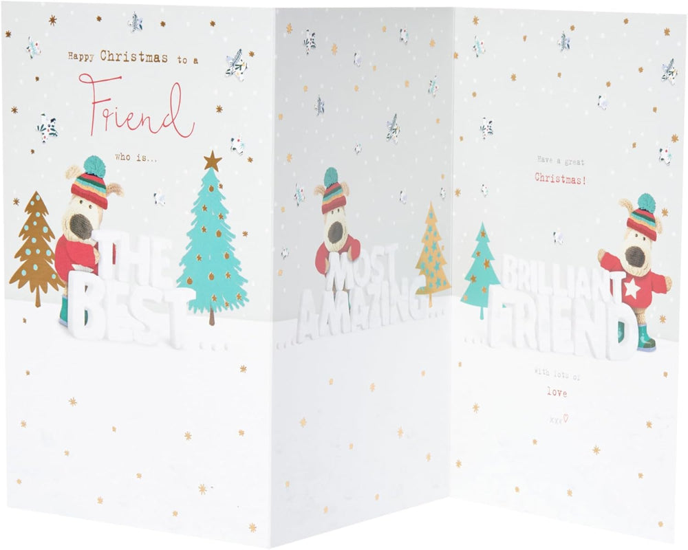 Boofle To A Friend Who Is The Best – Cute Christmas Greeting Card