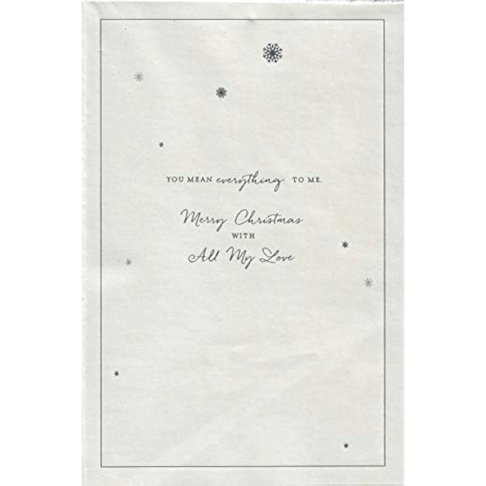 For My Wife at Christmas Card