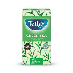 Tetley Pure Green Tea Bags Indiviually Wrapped and Enveloped (Pack 25) - 0403052