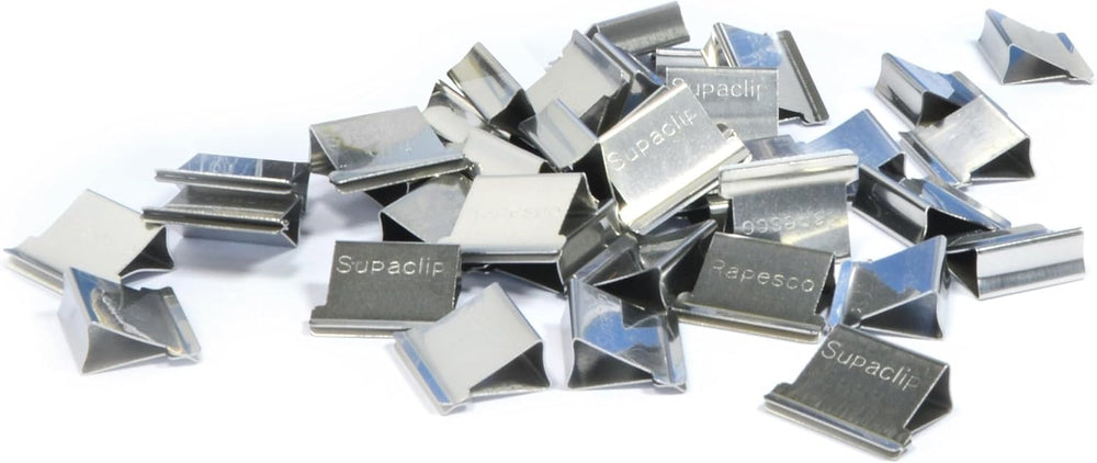 Rapesco Supaclip 60 Kit Dispenser & 100 Stainless Steel Refill Clips
