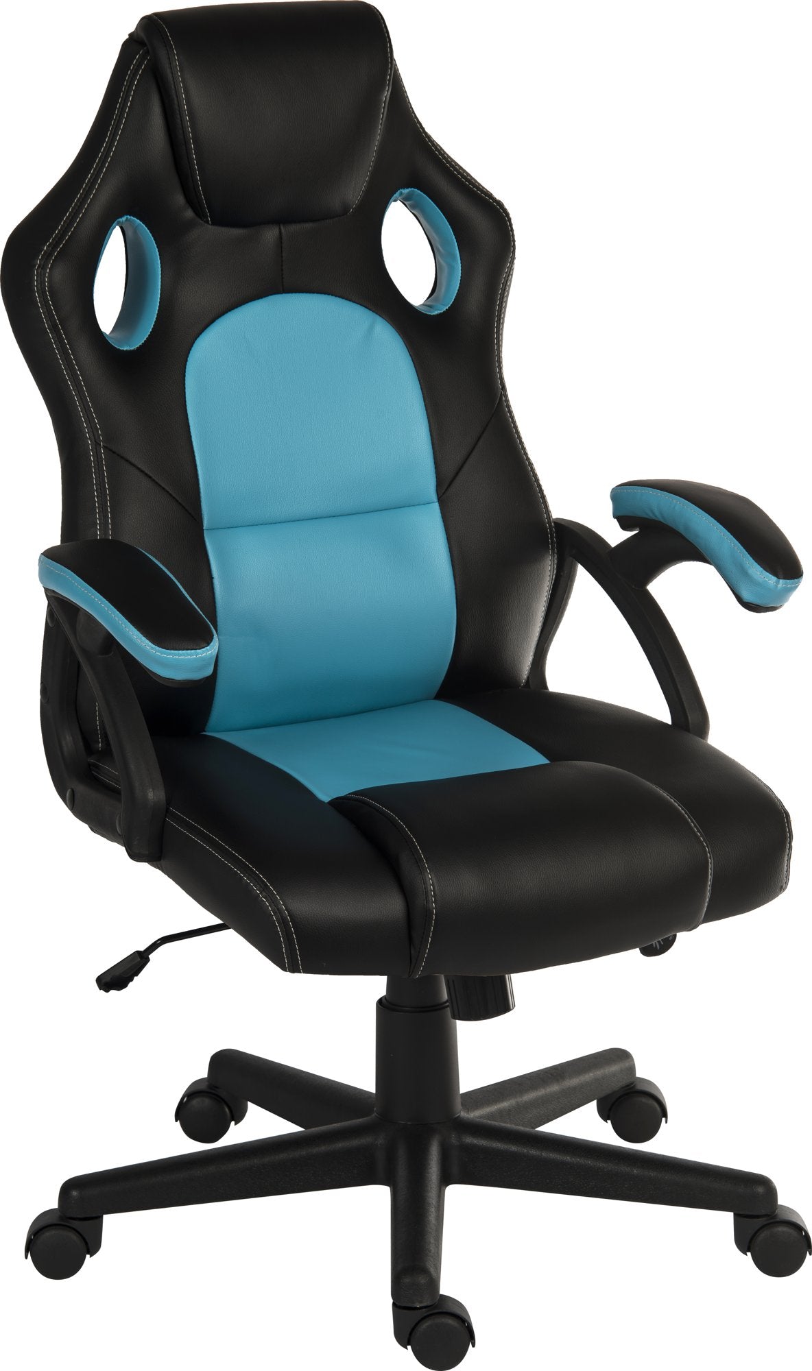 Teknik Kyoto Contemporary Gaming Chair With Fixed Arms Blue - 6995 DD