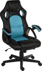 Teknik Kyoto Contemporary Gaming Chair With Fixed Arms Blue - 6995 DD