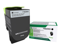 Lexmark Black Toner Cartridge 3K pages - 71B20K0