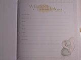 Widdop & Co Disney Dumbo My 1st Year baby memory keepsake book with Dumbo illustration for capturing baby’s first year memories