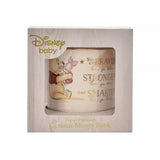 Widdop & Co Disney Magical Beginnings ceramic money box featuring Winnie the Pooh, with a cute and colorful design for saving coins.