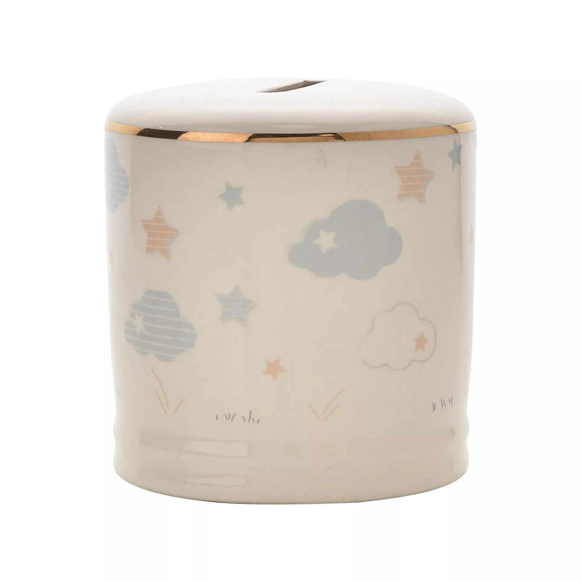 Disney Magical Beginnings ceramic money box featuring Winnie the Pooh, perfect for saving coins in a charming, collectible design.