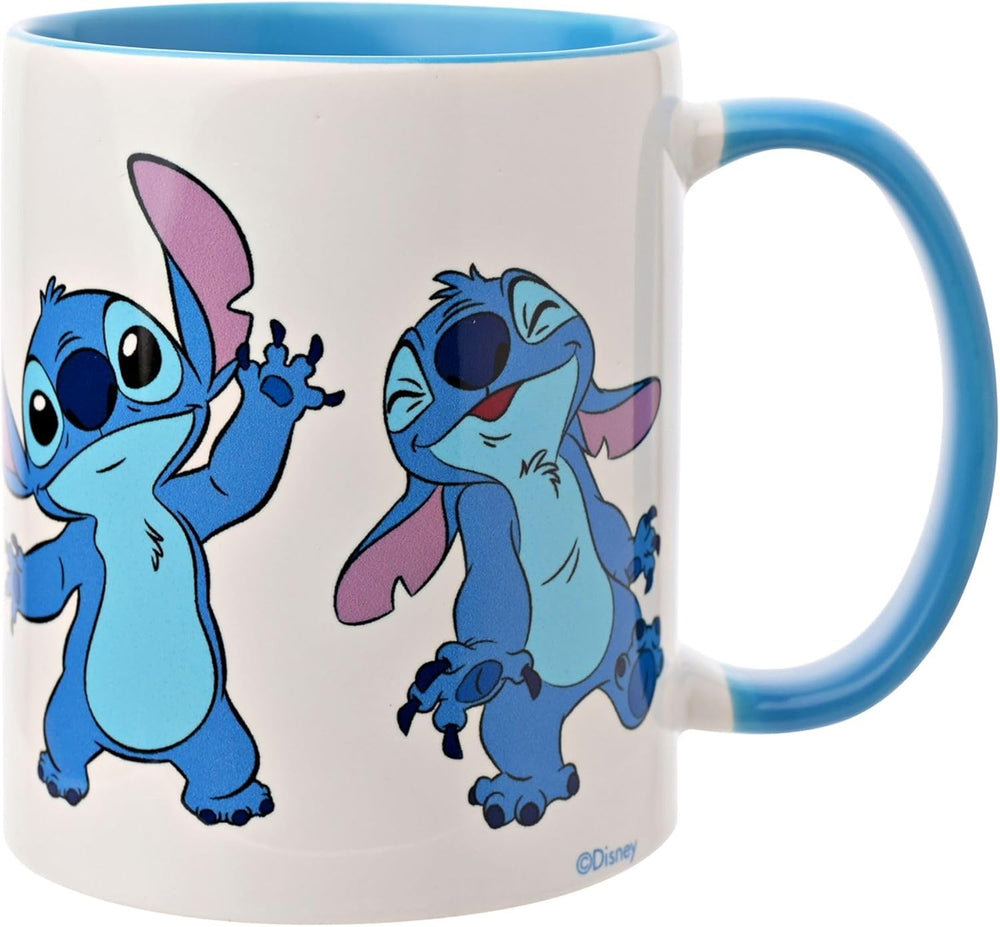 Widdop & Co Disney Lilo and Stitch Stitch mug, ceramic drinkware featuring Stitch's face and colorful design.