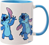 Widdop & Co Disney Lilo and Stitch Stitch mug, ceramic drinkware featuring Stitch's face and colorful design.