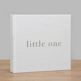 Widdop & Co Bambino Linen Photo Album for keepsakes, featuring soft linen cover and space for cherished baby photos.
