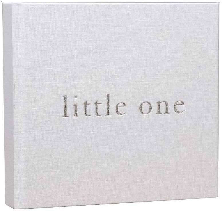 Widdop & Co Bambino linen photo album for little one keepsakes with soft, textured fabric and space for baby photos.