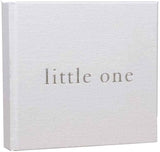 Widdop & Co Bambino linen photo album for little one keepsakes with soft, textured fabric and space for baby photos.