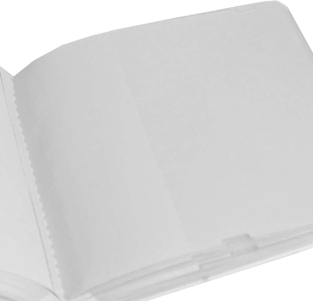 Widdop & Co New Baby 50 photo album with silver teddy attachment, designed for capturing baby girl memories, 6x4 inches.
