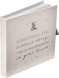 Widdop & Co Bambino Baby Photo Album holding 50 4x6 prints, featuring a charming design for storing baby photos.