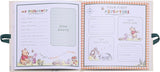 Widdop & Co Disney Winnie the Pooh first year record book, keepsake album with colorful Pooh illustrations and space for baby milestones