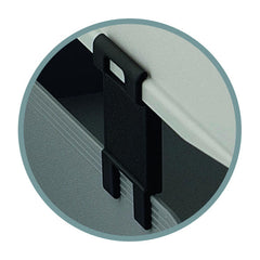 Exacompta COMBO Distance Spacers Letter Tray Risers 17 x 40 x 47mm Black (Pack 4) - 12714D