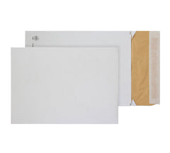 Blake Packaging Envelopes E4 White Pocket Peel and Seal Padded Eco Cushion 50mm Gusset 140gsm 400x280x50mm (Pack 100) - EPE4