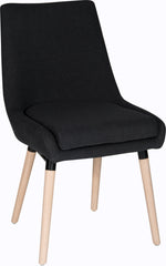 Contemporary Welcome Upholstered Reception Chair Graphite (Pack 2) - 6946GRA DD