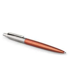 Parker Jotter Ballpoint Pen Chelsea Orange/Chrome Barrel Blue Ink Gift Box - 1953189
